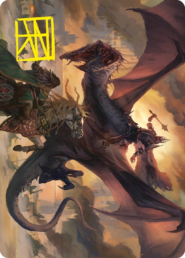 Image for Witch-king, Bringer of Ruin Art Card (Gold-Stamped Signature) (Art Series: Universes Beyond: The Lord of the Rings: Tales of Middle-earth) (34) - Magic: The Gathering