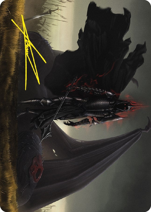 Image for Witch-king of Angmar Art Card (Gold-Stamped Signature) (Art Series: Universes Beyond: The Lord of the Rings: Tales of Middle-earth) (43) - Magic: The Gathering