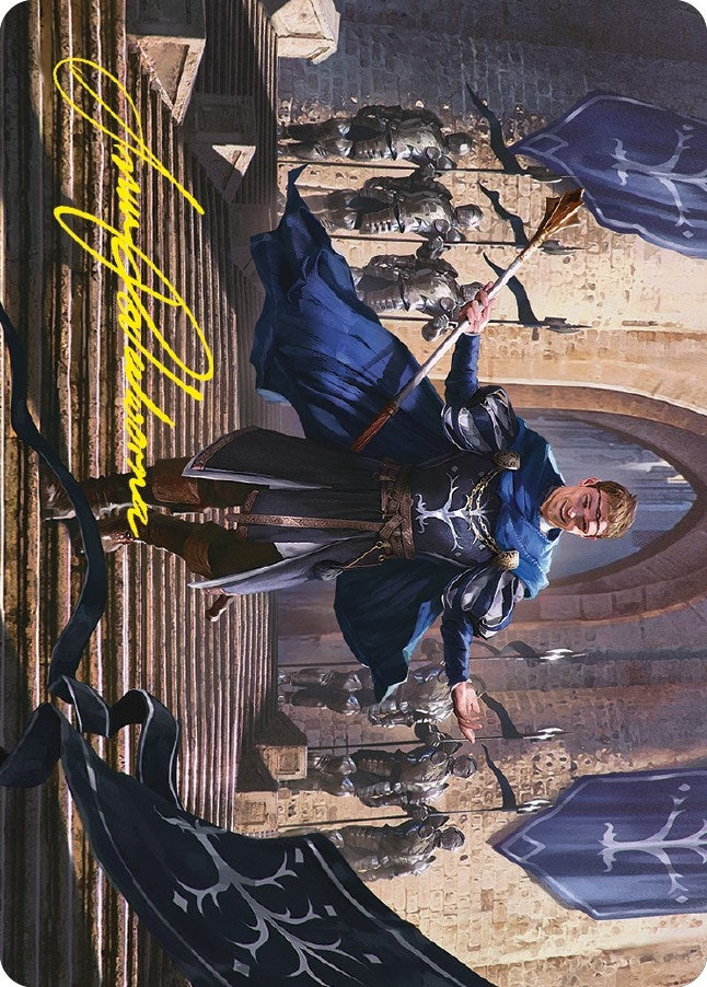 Image for Faramir, Steward of Gondor Art Card (Gold-Stamped Signature) (Art Series: Universes Beyond: The Lord of the Rings: Tales of Middle-earth) (62) - Magic: The Gathering