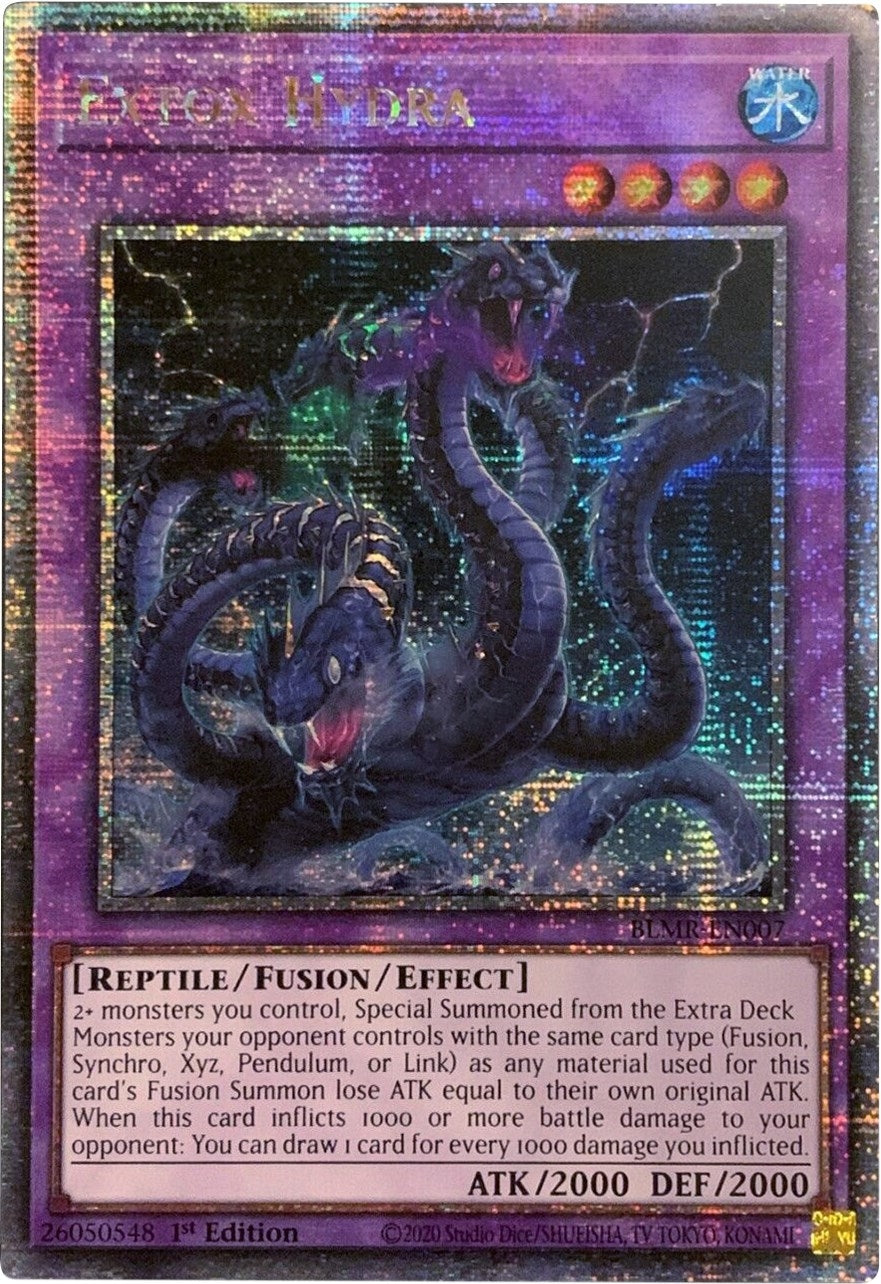 Image for Extox Hydra (Quarter Century Secret Rare) (Battles of Legend: Monstrous Revenge) (BLMR-EN007) - YuGiOh