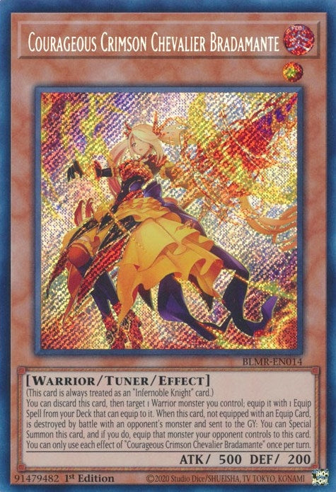 Image for Courageous Crimson Chevalier Bradamante (Battles of Legend: Monstrous Revenge) (BLMR-EN014) - YuGiOh