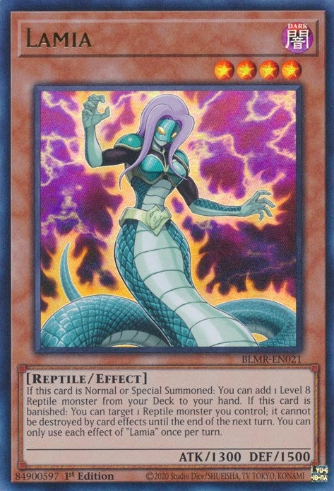 Image for Lamia (Battles of Legend: Monstrous Revenge) (BLMR-EN021) - YuGiOh