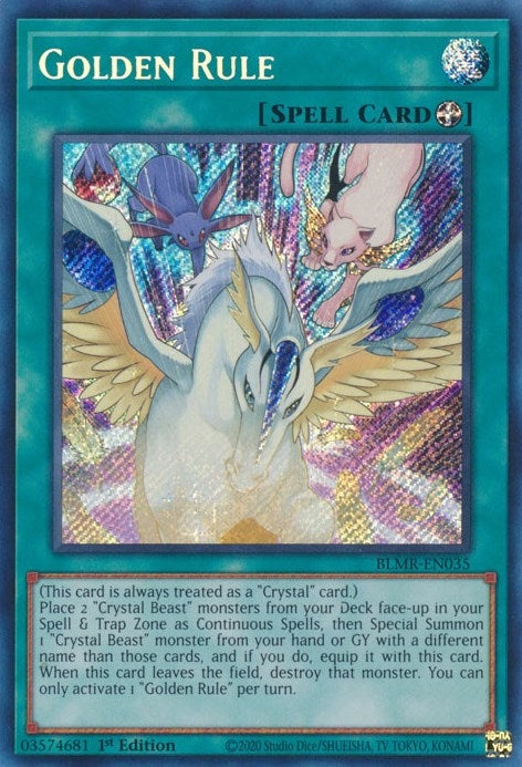 Image for Golden Rule (Battles of Legend: Monstrous Revenge) (BLMR-EN035) - YuGiOh