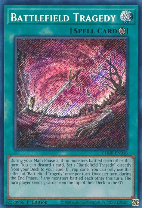 Image for Battlefield Tragedy (Battles of Legend: Monstrous Revenge) (BLMR-EN018) - YuGiOh