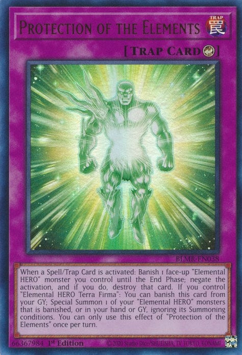 Image for Protection of the Elements (Battles of Legend: Monstrous Revenge) (BLMR-EN038) - YuGiOh