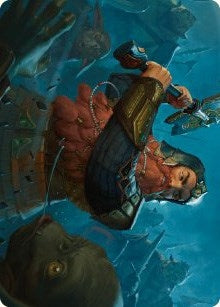 Image for Gimli, Counter of Kills Art Card (10/81) (Art Series: Universes Beyond: The Lord of the Rings: Tales of Middle-earth) (10) - Magic: The Gathering