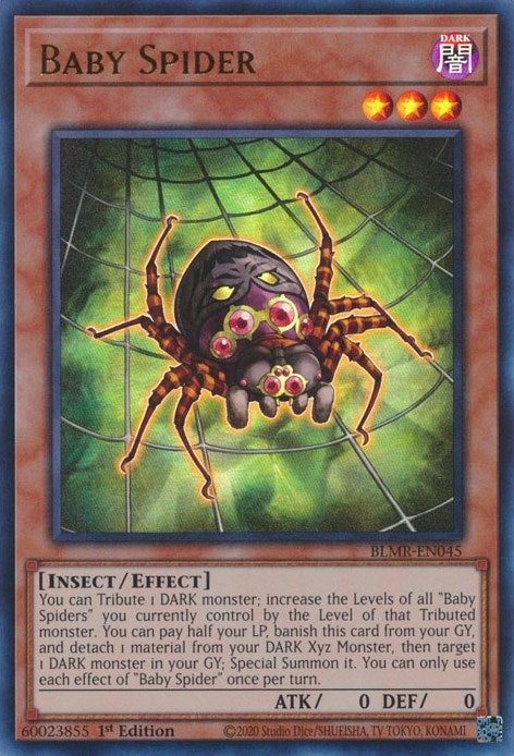 Image for Baby Spider (Battles of Legend: Monstrous Revenge) (BLMR-EN045) - YuGiOh