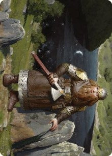 Image for Mirrormere Guardian Art Card (Art Series: Universes Beyond: The Lord of the Rings: Tales of Middle-earth) (12) - Magic: The Gathering