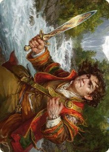 Image for Frodo Baggins Art Card (16/81) (Art Series: Universes Beyond: The Lord of the Rings: Tales of Middle-earth) (16) - Magic: The Gathering