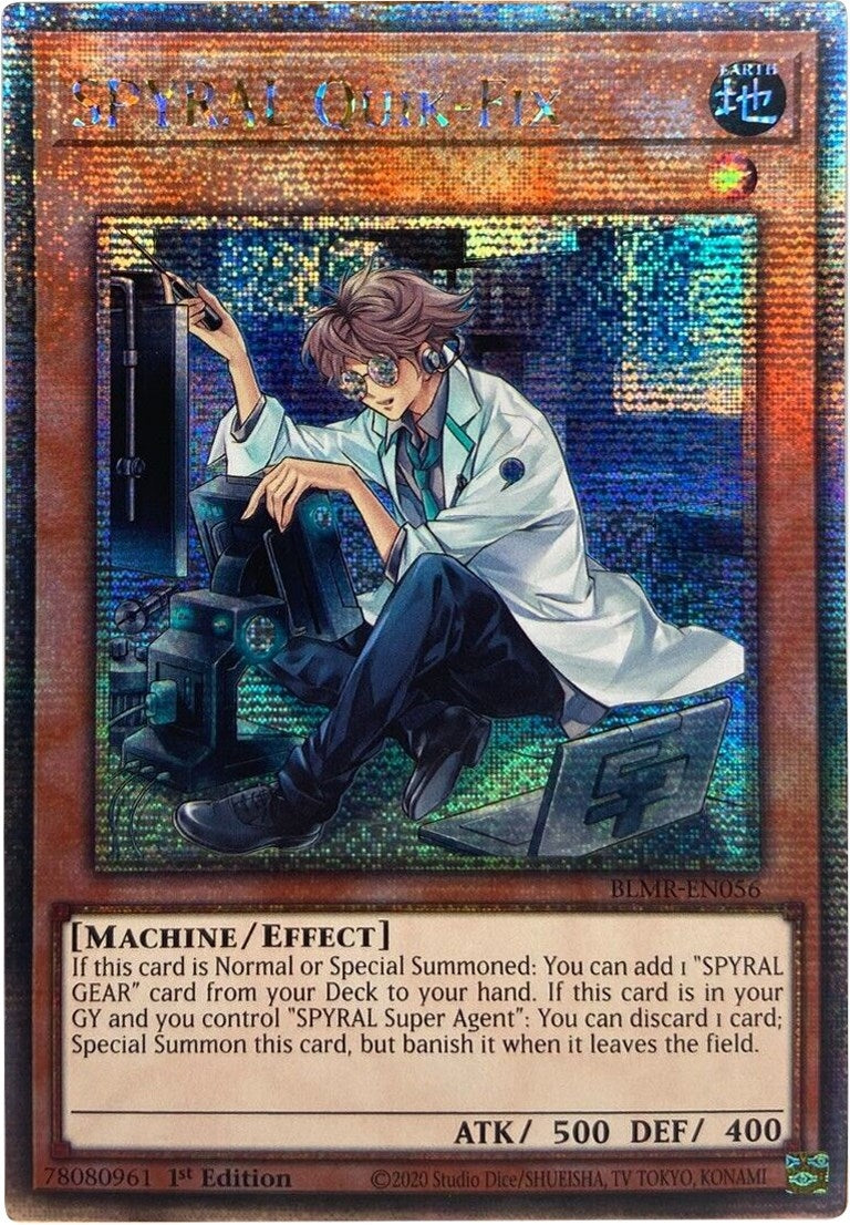 Image for SPYRAL Quik-Fix (Quarter Century Secret Rare) (Battles of Legend: Monstrous Revenge) (BLMR-EN056) - YuGiOh