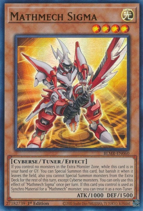 Image for Mathmech Sigma (Battles of Legend: Monstrous Revenge) (BLMR-EN060) - YuGiOh