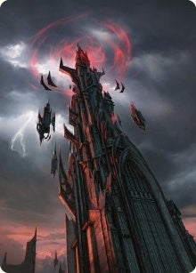 Image for Barad-dur Art Card (Art Series: Universes Beyond: The Lord of the Rings: Tales of Middle-earth) (54) - Magic: The Gathering