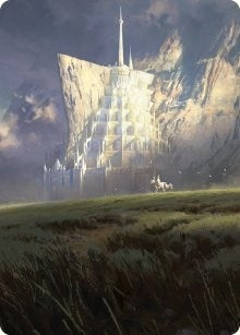 Image for Minas Tirith Art Card (Art Series: Universes Beyond: The Lord of the Rings: Tales of Middle-earth) (55) - Magic: The Gathering