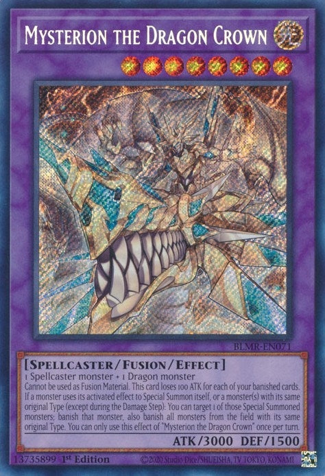 Image for Mysterion the Dragon Crown (Battles of Legend: Monstrous Revenge) (BLMR-EN071) - YuGiOh