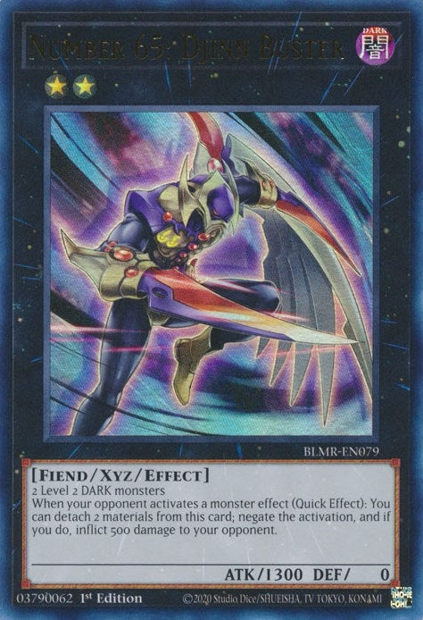 Image for Number 65: Djinn Buster (Battles of Legend: Monstrous Revenge) (BLMR-EN079) - YuGiOh