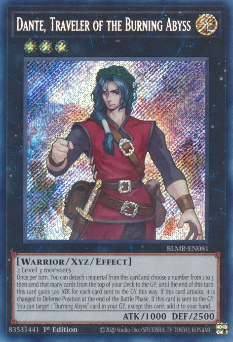 Image for Dante, Traveler of the Burning Abyss (Battles of Legend: Monstrous Revenge) (BLMR-EN081) - YuGiOh