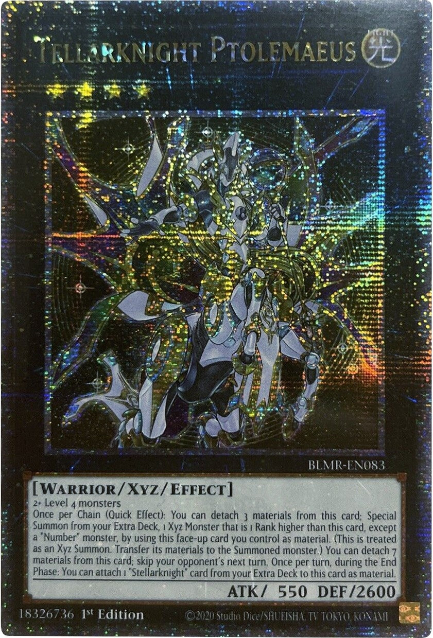 Image for Tellarknight Ptolemaeus (Quarter Century Secret Rare) (Battles of Legend: Monstrous Revenge) (BLMR-EN083) - YuGiOh