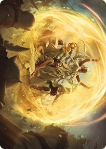 Image for Heroic Intervention Art Card (Art Series: Universes Beyond: The Lord of the Rings: Tales of Middle-earth) (73) - Magic: The Gathering