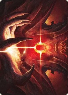 Image for Sol Ring Art Card (Art Series: Universes Beyond: The Lord of the Rings: Tales of Middle-earth) (76) - Magic: The Gathering