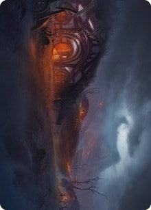 Image for Field of Ruin Art Card (Art Series: Universes Beyond: The Lord of the Rings: Tales of Middle-earth) (77) - Magic: The Gathering