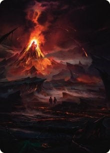 Image for Valley of Gorgoroth Art Card (Art Series: Universes Beyond: The Lord of the Rings: Tales of Middle-earth) (80) - Magic: The Gathering
