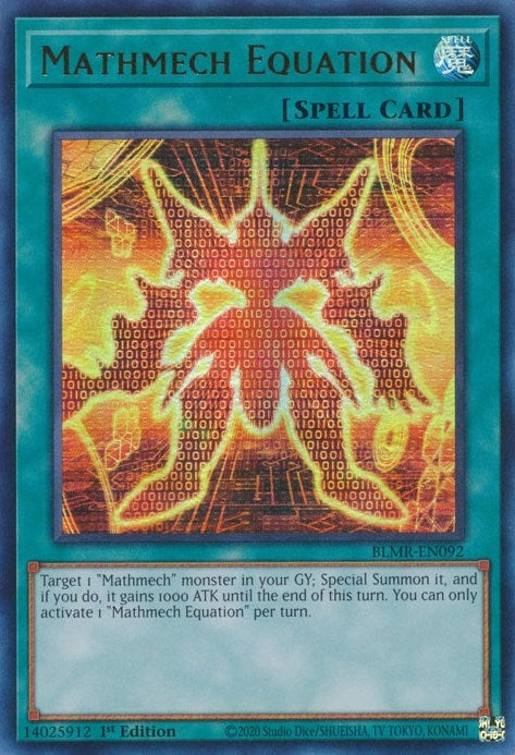 Image for Mathmech Equation (Battles of Legend: Monstrous Revenge) (BLMR-EN092) - YuGiOh