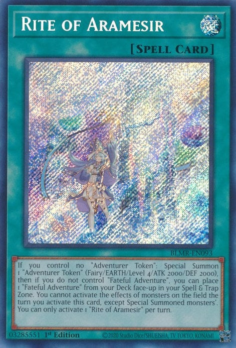 Image for Rite of Aramesir (Battles of Legend: Monstrous Revenge) (BLMR-EN093) - YuGiOh
