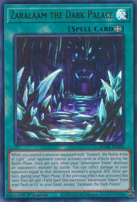 Image for Zaralaam the Dark Palace (Battles of Legend: Monstrous Revenge) (BLMR-EN096) - YuGiOh