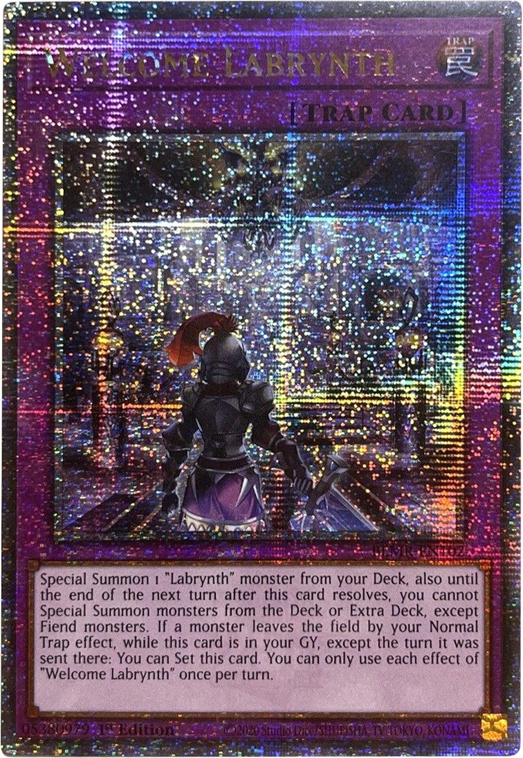 Image for Welcome Labrynth (Quarter Century Secret Rare) (Battles of Legend: Monstrous Revenge) (BLMR-EN102) - YuGiOh