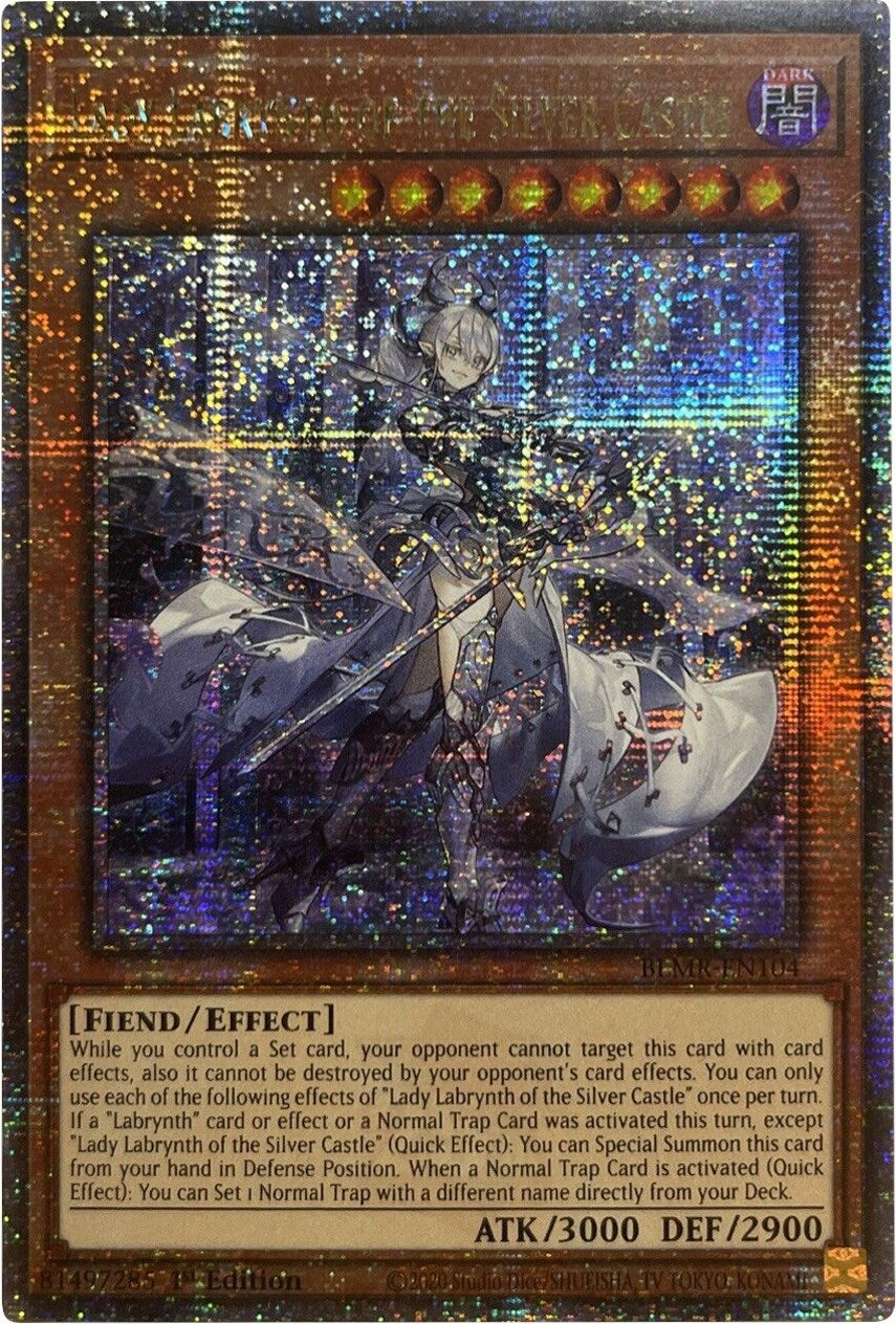 Image for Lady Labrynth of the Silver Castle (Quarter Century Secret Rare) (Battles of Legend: Monstrous Revenge) (BLMR-EN104) - YuGiOh