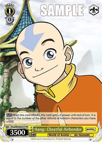 Image for Aang: Cheerful Airbender (Bushiroad Event Cards) (ATLA/BCS2023-01 PR) - Weiss Schwarz