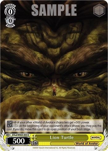 Image for Lion Turtle (Avatar: The Last Airbender) (ATLA/WX04-004 U) - Weiss Schwarz