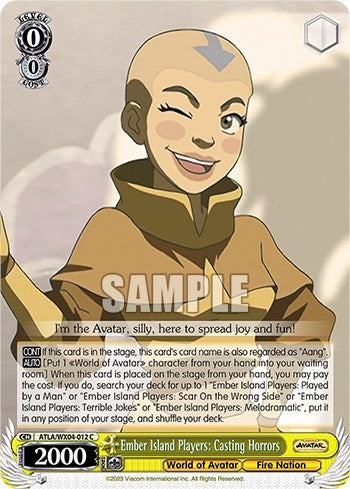 Image for Ember Island Players: Casting Horrors (Avatar: The Last Airbender) (ATLA/WX04-012 C) - Weiss Schwarz