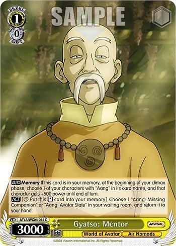 Image for Gyatso: Mentor (Avatar: The Last Airbender) (ATLA/WX04-014 C) - Weiss Schwarz