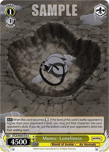 Image for Momo: Loneliness (Avatar: The Last Airbender) (ATLA/WX04-016 C) - Weiss Schwarz