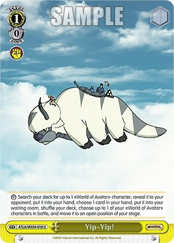 Image for Yip-Yip! (Avatar: The Last Airbender) (ATLA/WX04-018 U) - Weiss Schwarz