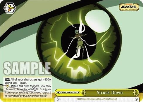 Image for Struck Down (Avatar: The Last Airbender) (ATLA/WX04-021 CR) - Weiss Schwarz
