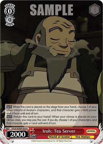 Image for Iroh: Tea Server (Avatar: The Last Airbender) (ATLA/WX04-053 R) - Weiss Schwarz