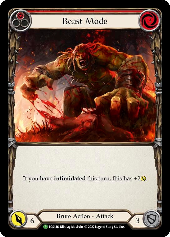 Image for Beast Mode - LGS146 (Flesh and Blood: Promo Cards) (LGS146) - Flesh and Blood TCG