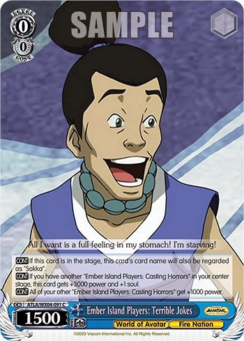 Image for Ember Island Players: Terrible Jokes (Avatar: The Last Airbender) (ATLA/WX04-091 C) - Weiss Schwarz