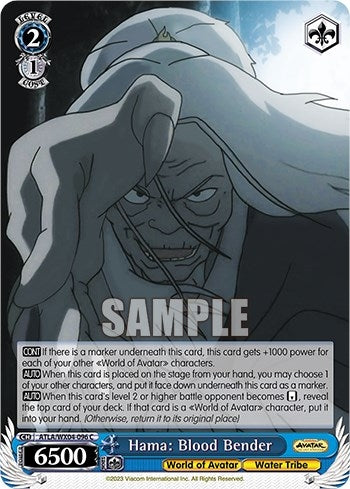 Image for Hama: Blood Bender (Avatar: The Last Airbender) (ATLA/WX04-096 C) - Weiss Schwarz
