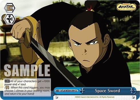 Image for Space Sword (Avatar: The Last Airbender) (ATLA/WX04-099 CC) - Weiss Schwarz