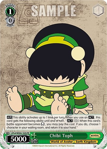 Image for Chibi Toph (Foil) (Avatar: The Last Airbender) (ATLA/WX04-102S PR) - Weiss Schwarz