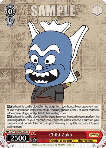 Image for Chibi Zuko (Avatar: The Last Airbender) (ATLA/WX04-103 PR) - Weiss Schwarz