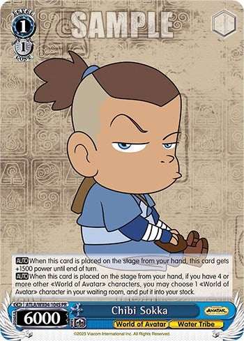 Image for Chibi Sokka (Foil) (Avatar: The Last Airbender) (ATLA/WX04-104S PR) - Weiss Schwarz