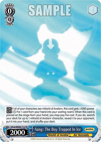 Image for Aang: The Boy Trapped In Ice (Avatar: The Last Airbender) (ATLA/WX04-T12 TD) - Weiss Schwarz