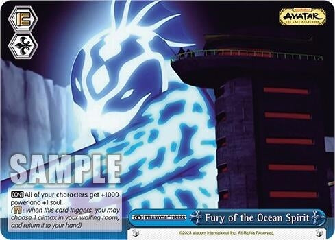 Image for Fury of the Ocean Spirit (RRR) (Avatar: The Last Airbender) (ATLA/WX04-T19R RRR) - Weiss Schwarz
