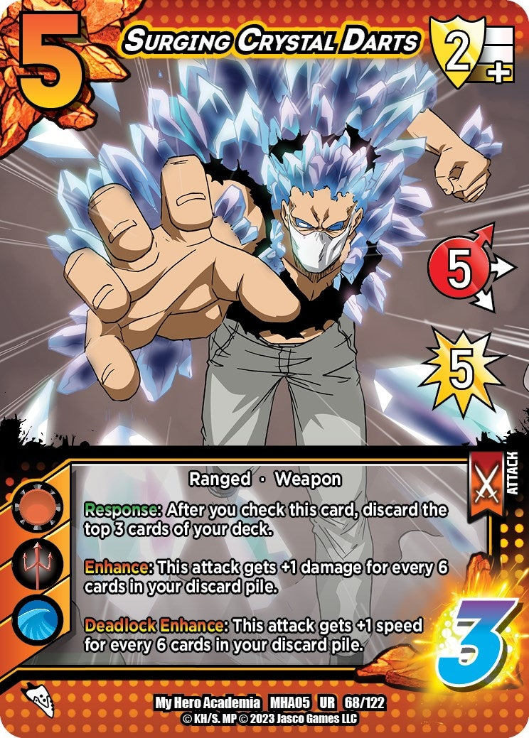 Image for Surging Crystal Darts (UniVersus: My Hero Academia: Undaunted Raid) (68/122) - UniVersus