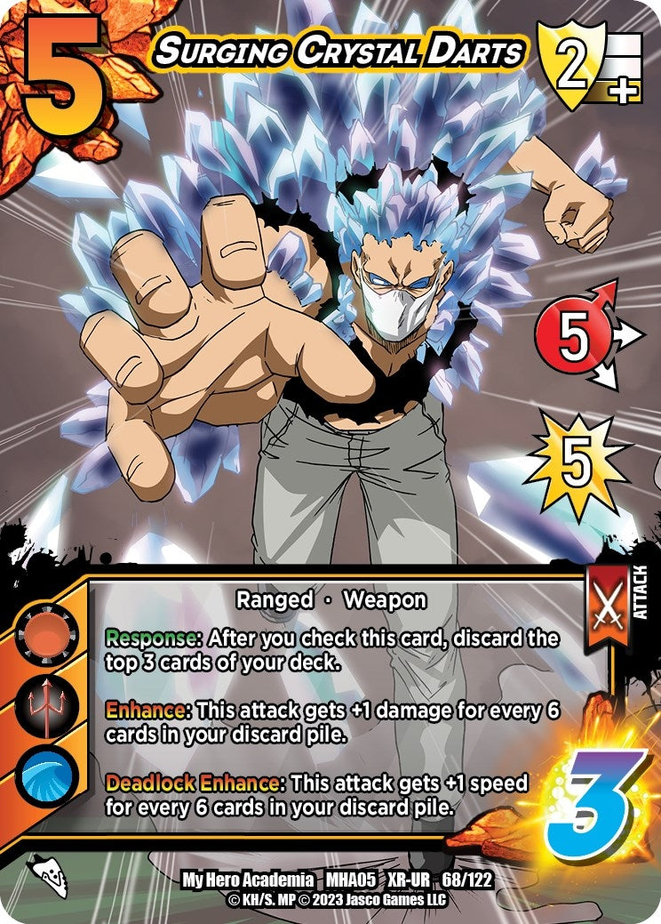 Image for Surging Crystal Darts (XR) (UniVersus: My Hero Academia: Undaunted Raid) (68/122) - UniVersus