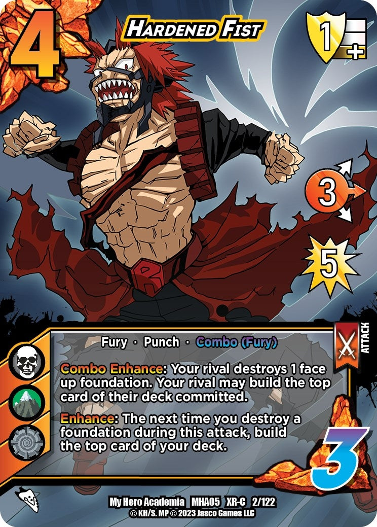 Image for Hardened Fist (XR) (UniVersus: My Hero Academia: Undaunted Raid) (2/122) - UniVersus